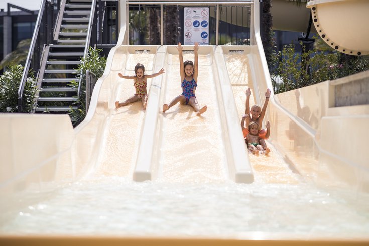 Les quatre piscines du Quellenhof Lazise