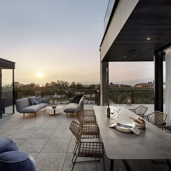 Vues de l’hôtel à Lazise au lac de Garde