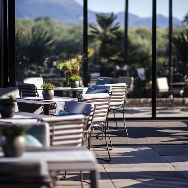 Vues de l’hôtel à Lazise au lac de Garde