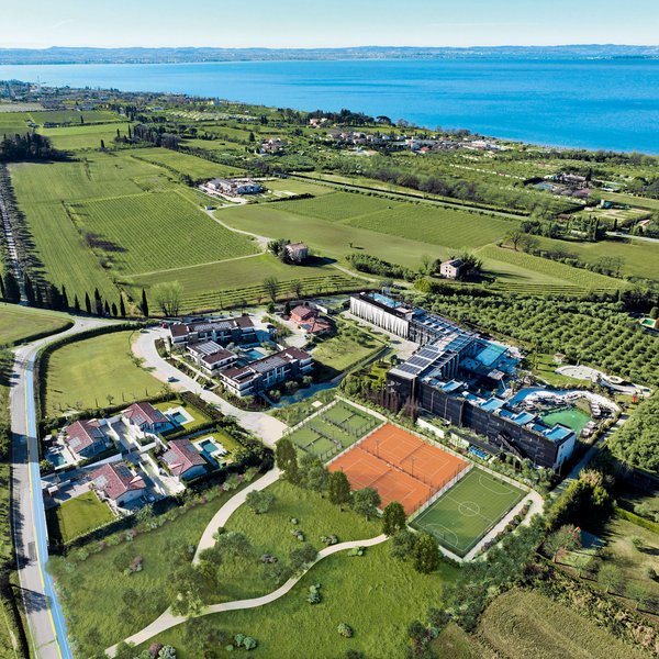 Vues de l’hôtel à Lazise au lac de Garde