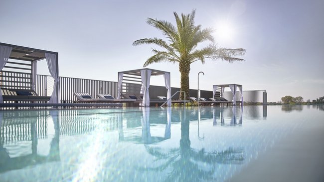 Les quatre piscines du Quellenhof Lazise