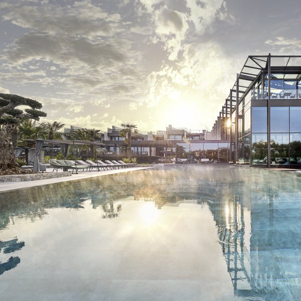 Vues de l’hôtel à Lazise au lac de Garde